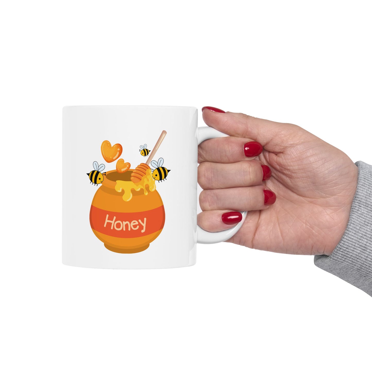 Honey Luv Ceramic Mug, 11oz
