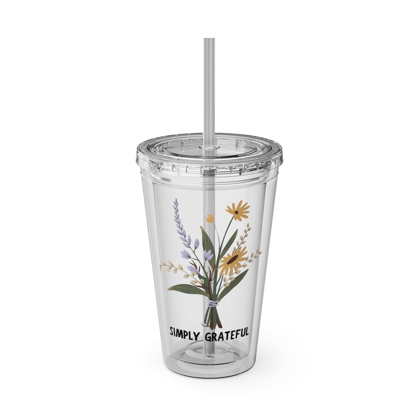 Simply Grateful - 16oz Tumbler