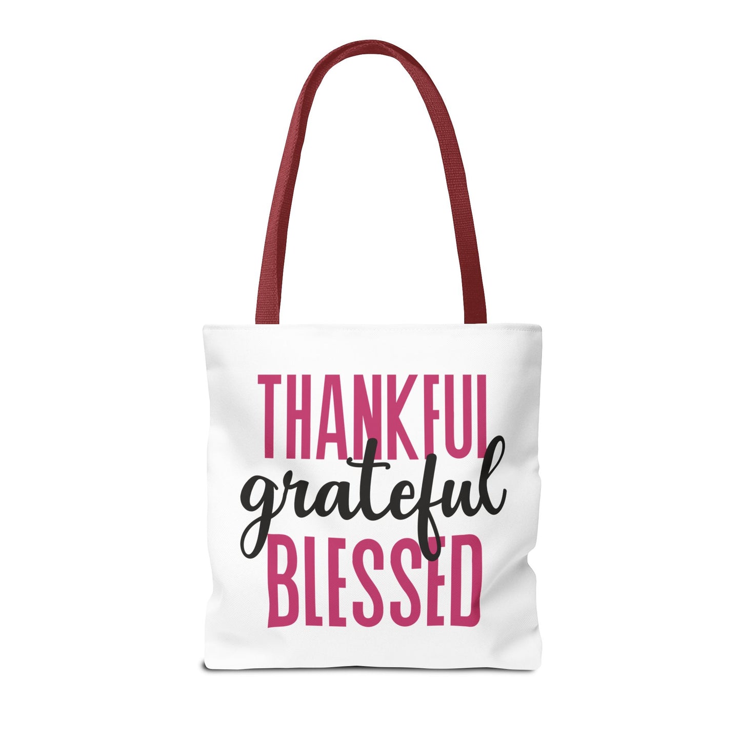 Thankful-Grateful-Blessed Tote Bag