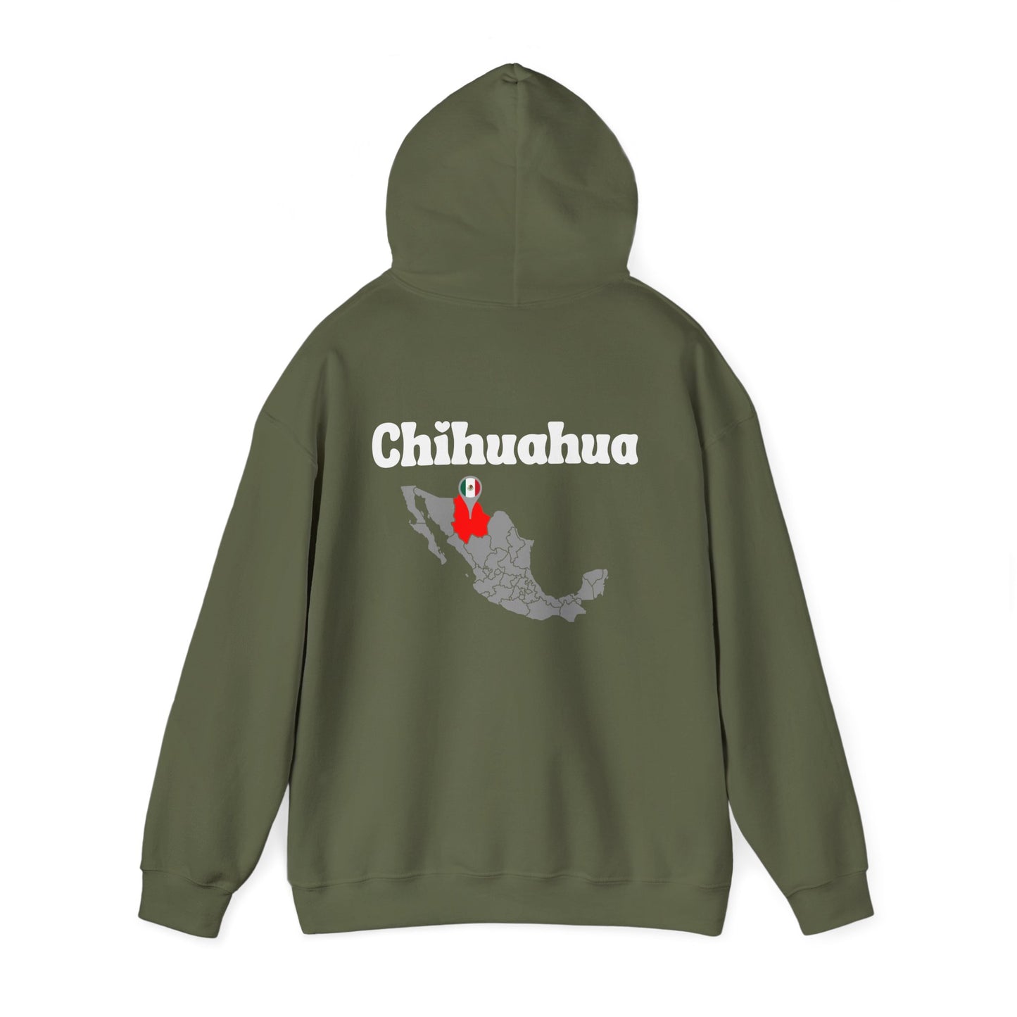 Chihuahua Mexico Pin Drop Hoodie