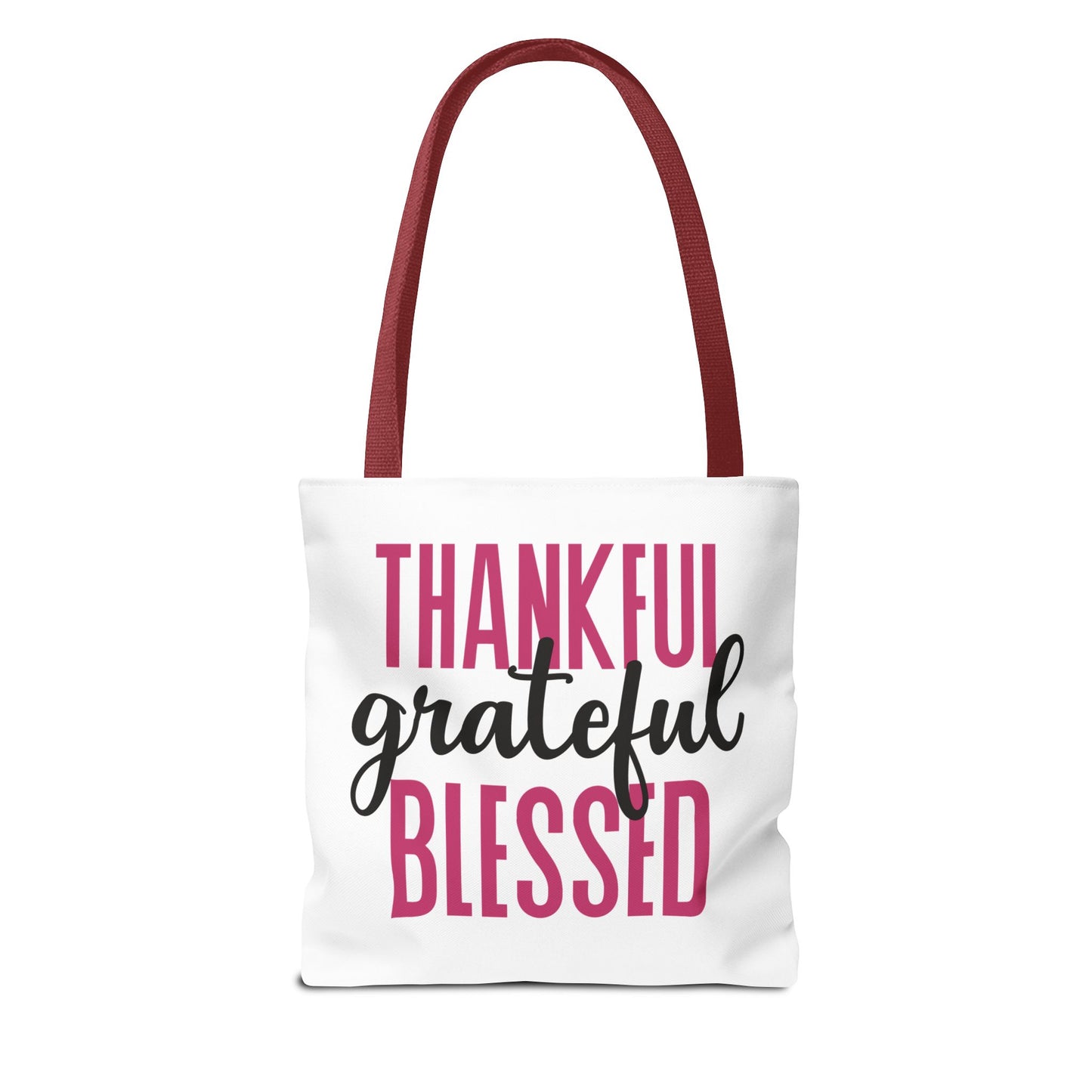 Thankful-Grateful-Blessed Tote Bag