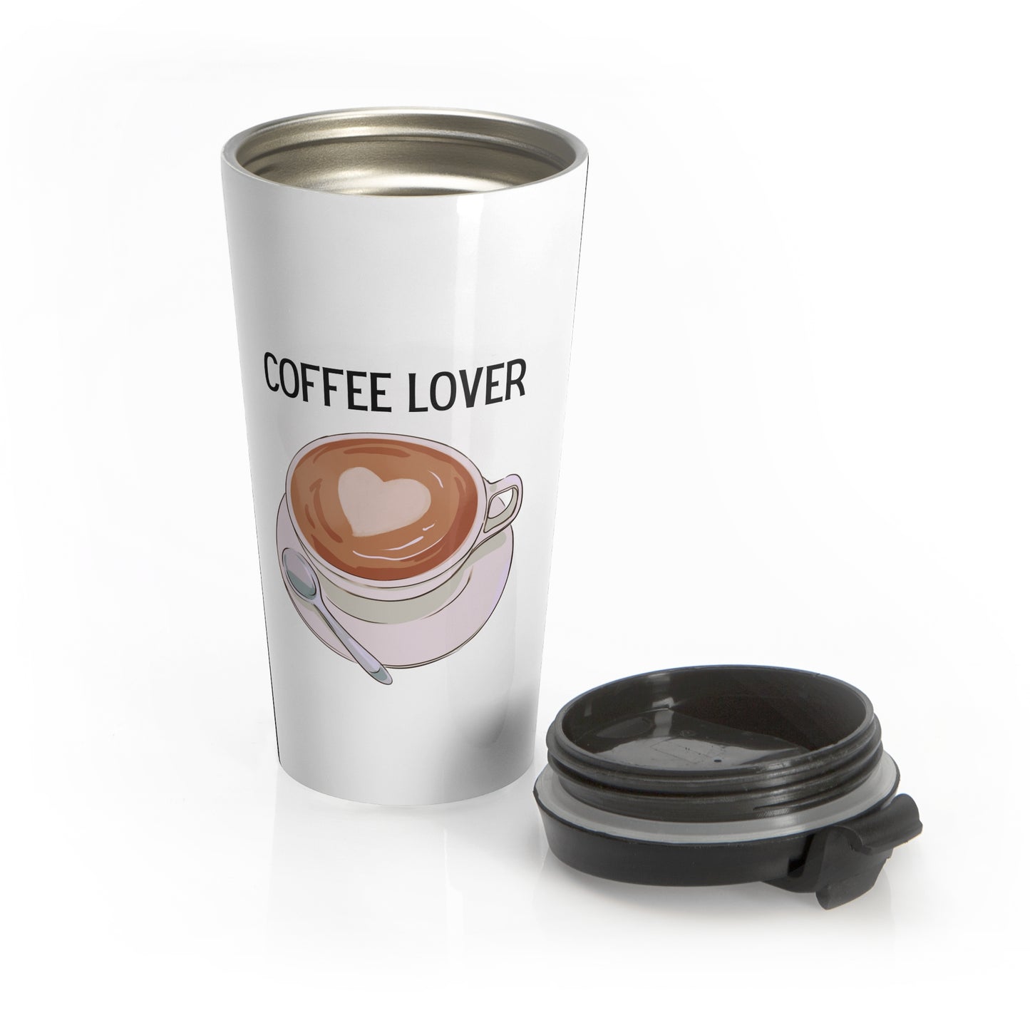 Coffee Lover Stainless Steel Travel Mug