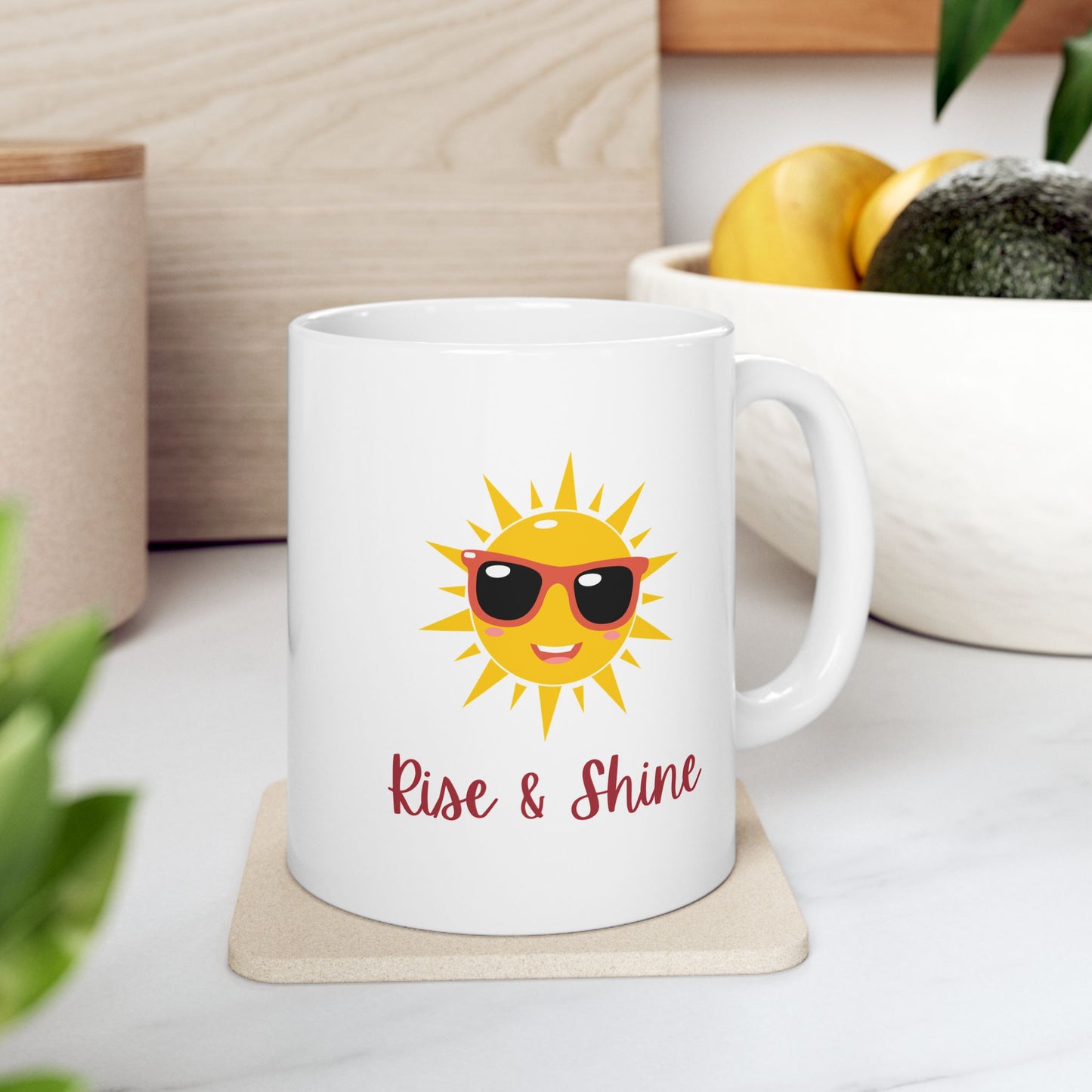 Rise & Shine Ceramic Mug, 11oz