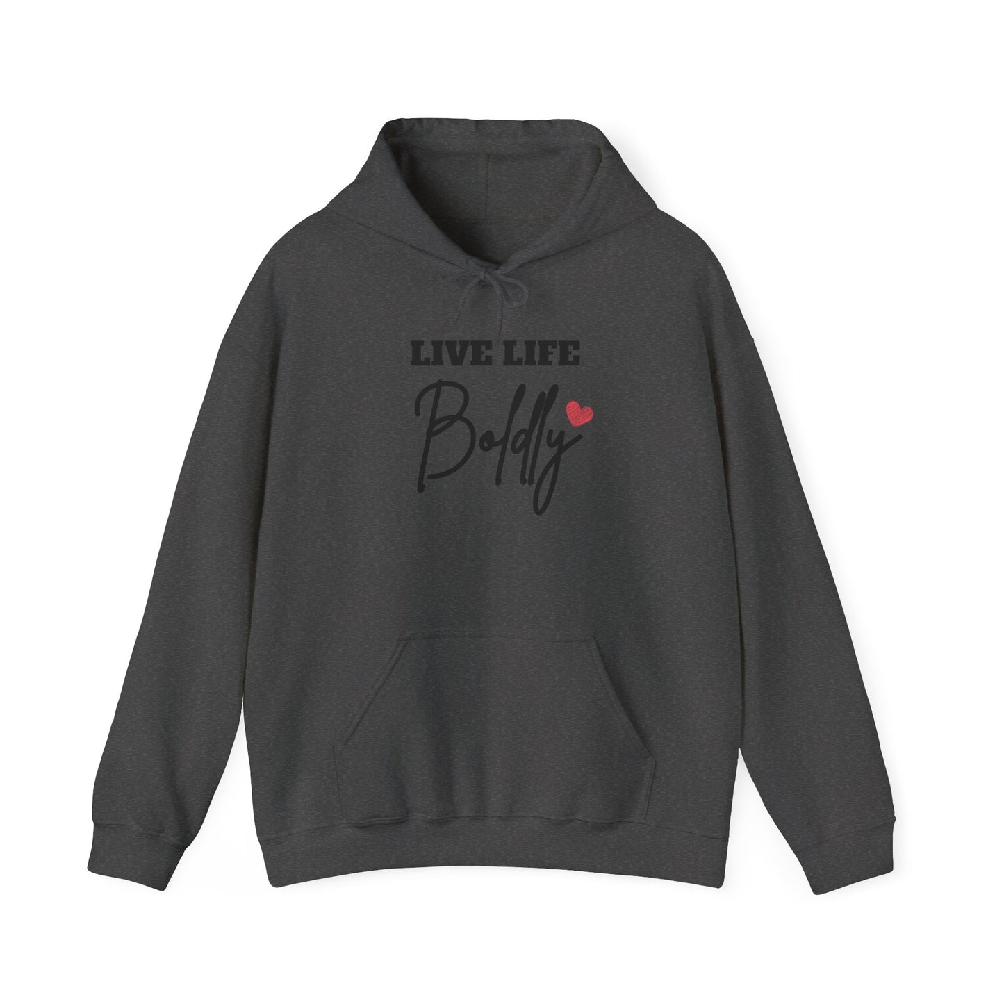 Live Life Boldly Unisex Heavy Blend™ Hooded Sweatshirt