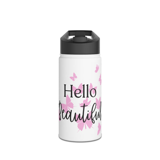 Hello Beautiful Stainless Steel Water Bottle