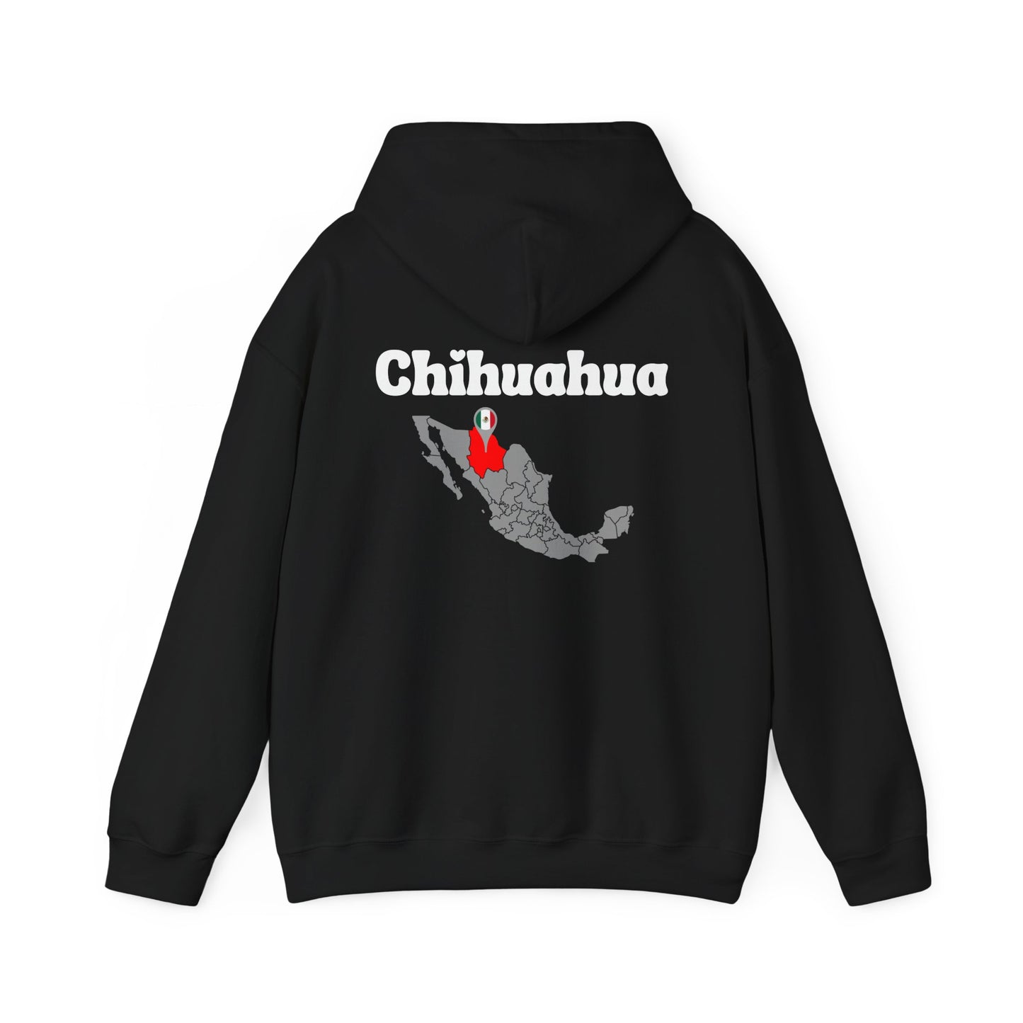 Chihuahua Mexico Pin Drop Hoodie