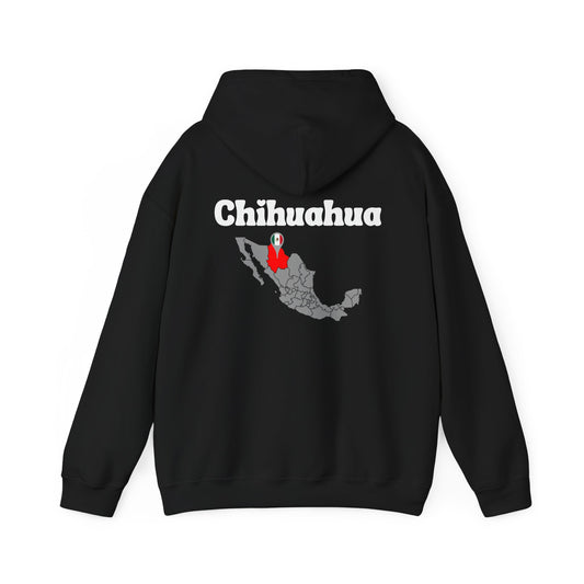 Chihuahua Mexico Pin Drop Hoodie