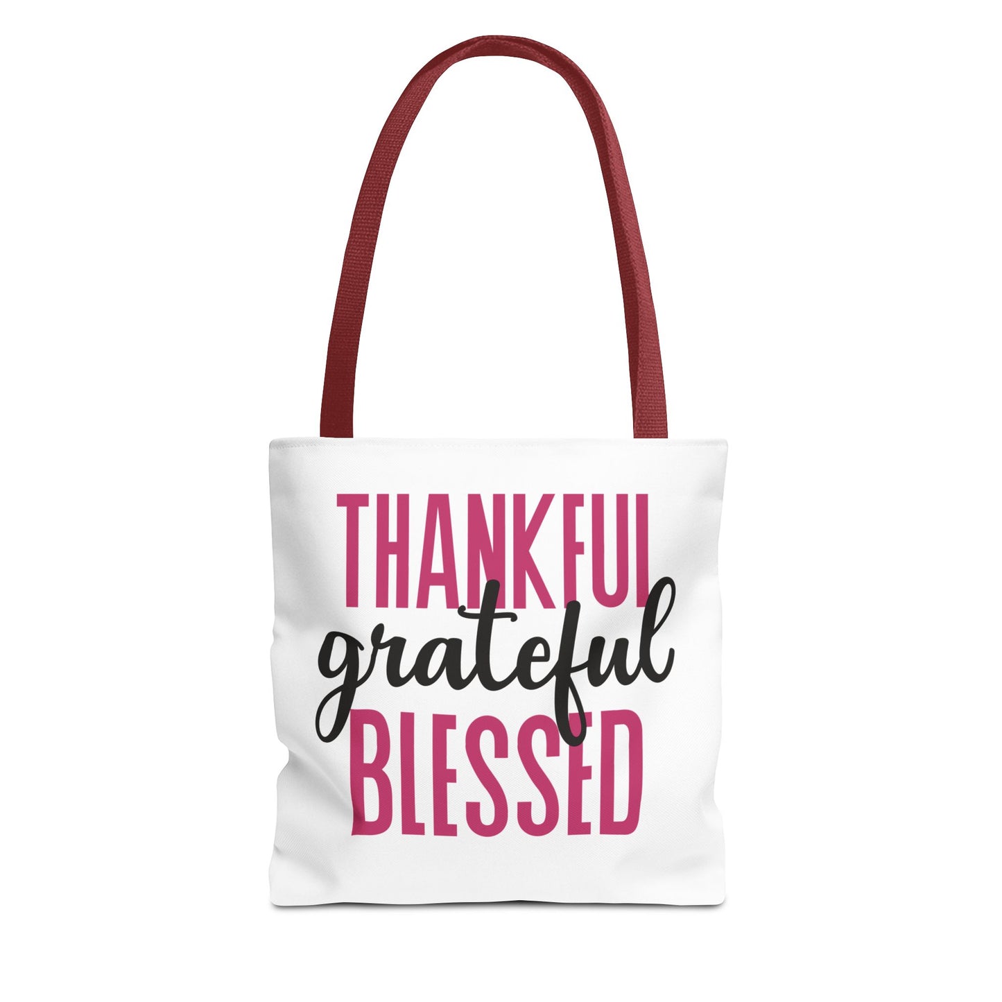 Thankful-Grateful-Blessed Tote Bag