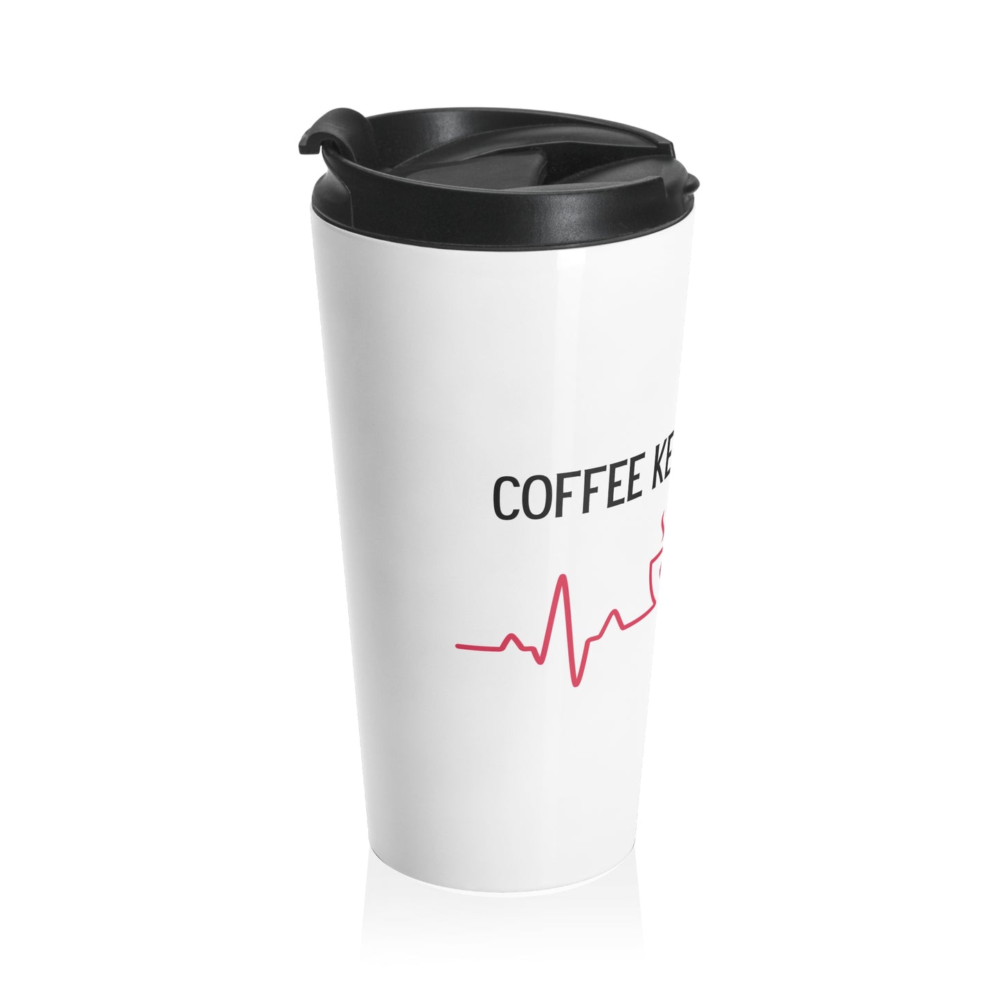 Coffee Keeps Me Going Stainless Steel Travel Mug