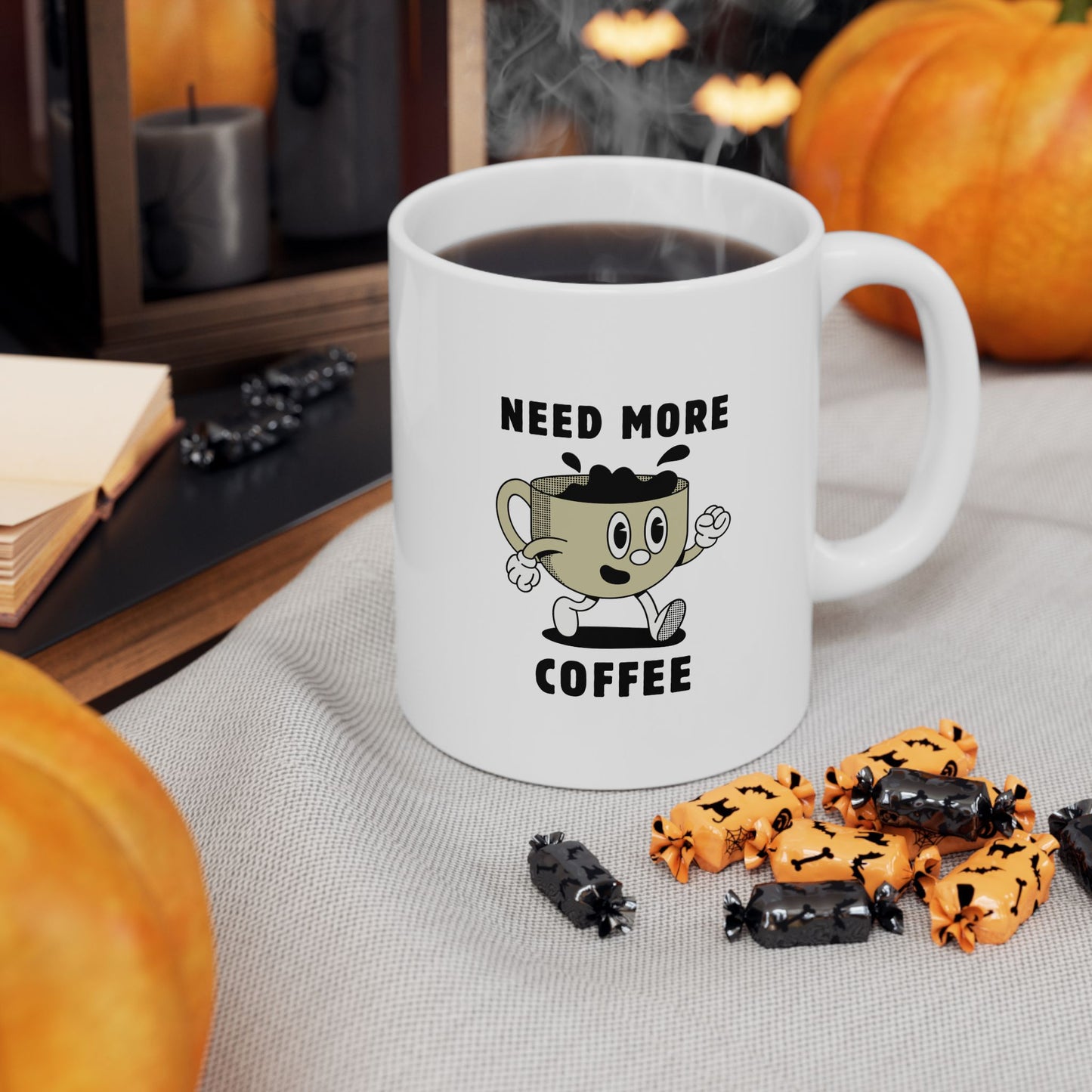 Need More Coffee Ceramic Mug, 11oz