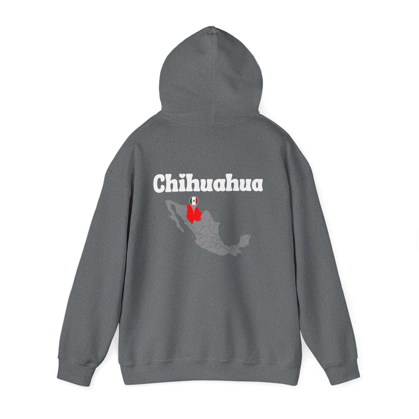 Chihuahua Mexico Pin Drop Hoodie