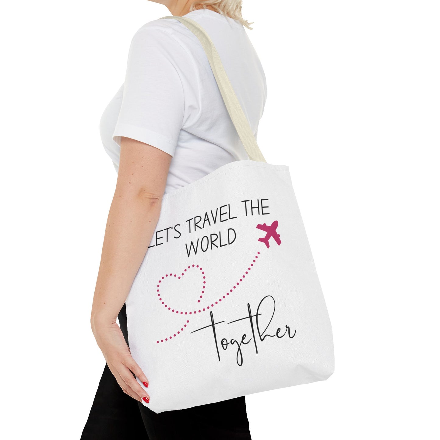 Let's Travel Together Tote Bag