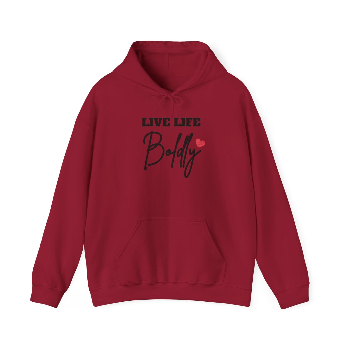 Live Life Boldly Unisex Heavy Blend™ Hooded Sweatshirt