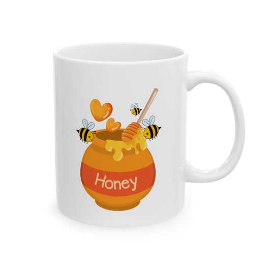 Honey Luv Ceramic Mug, 11oz