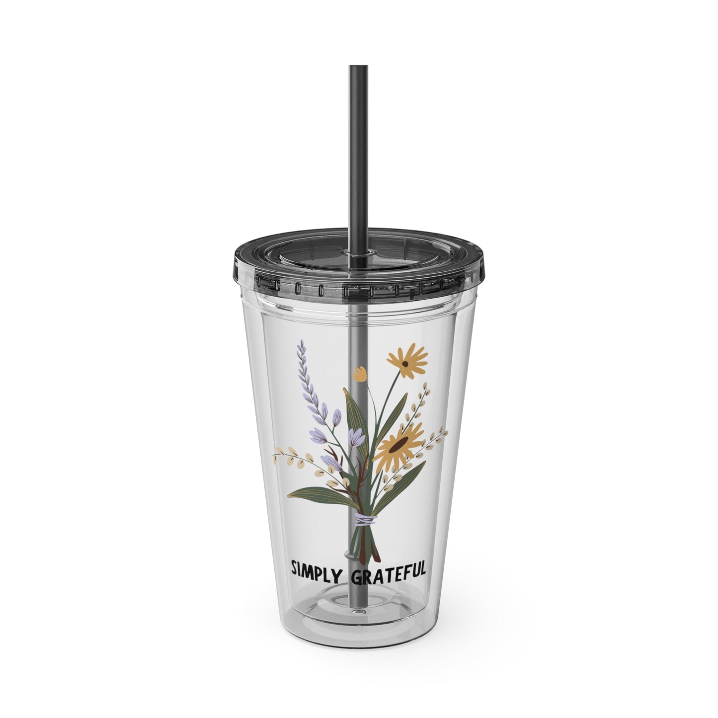 Simply Grateful - 16oz Tumbler