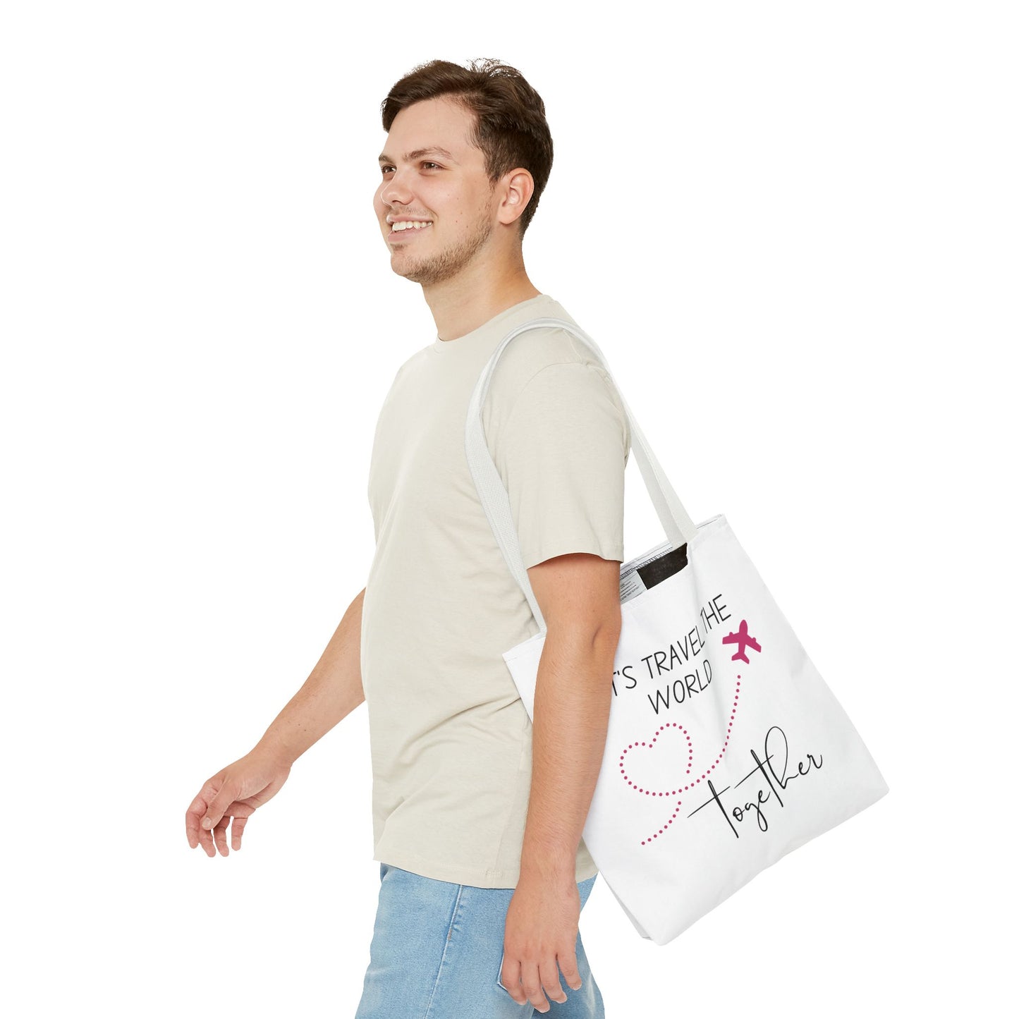 Let's Travel Together Tote Bag
