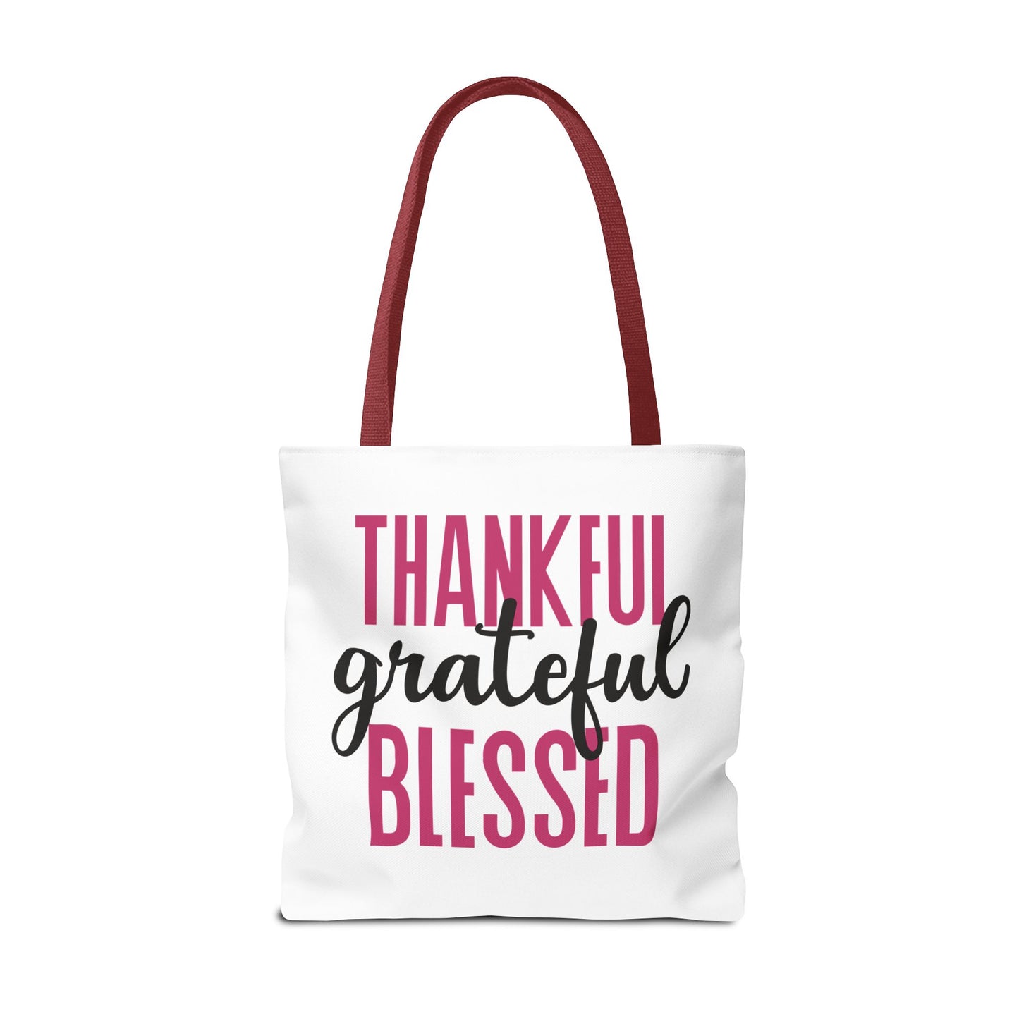 Thankful-Grateful-Blessed Tote Bag