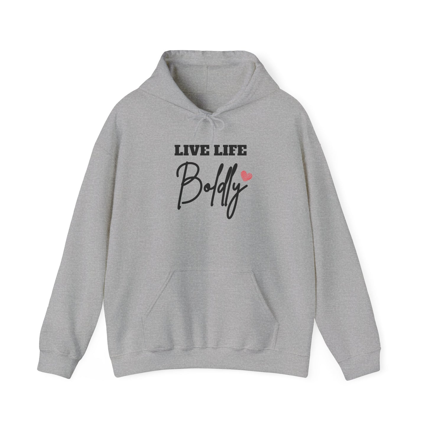 Live Life Boldly Unisex Heavy Blend™ Hooded Sweatshirt