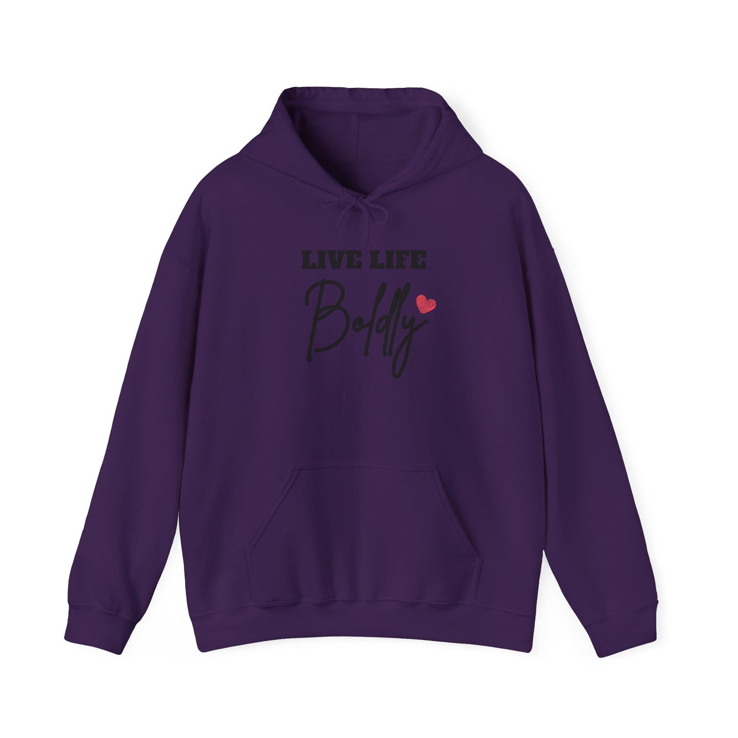 Live Life Boldly Unisex Heavy Blend™ Hooded Sweatshirt