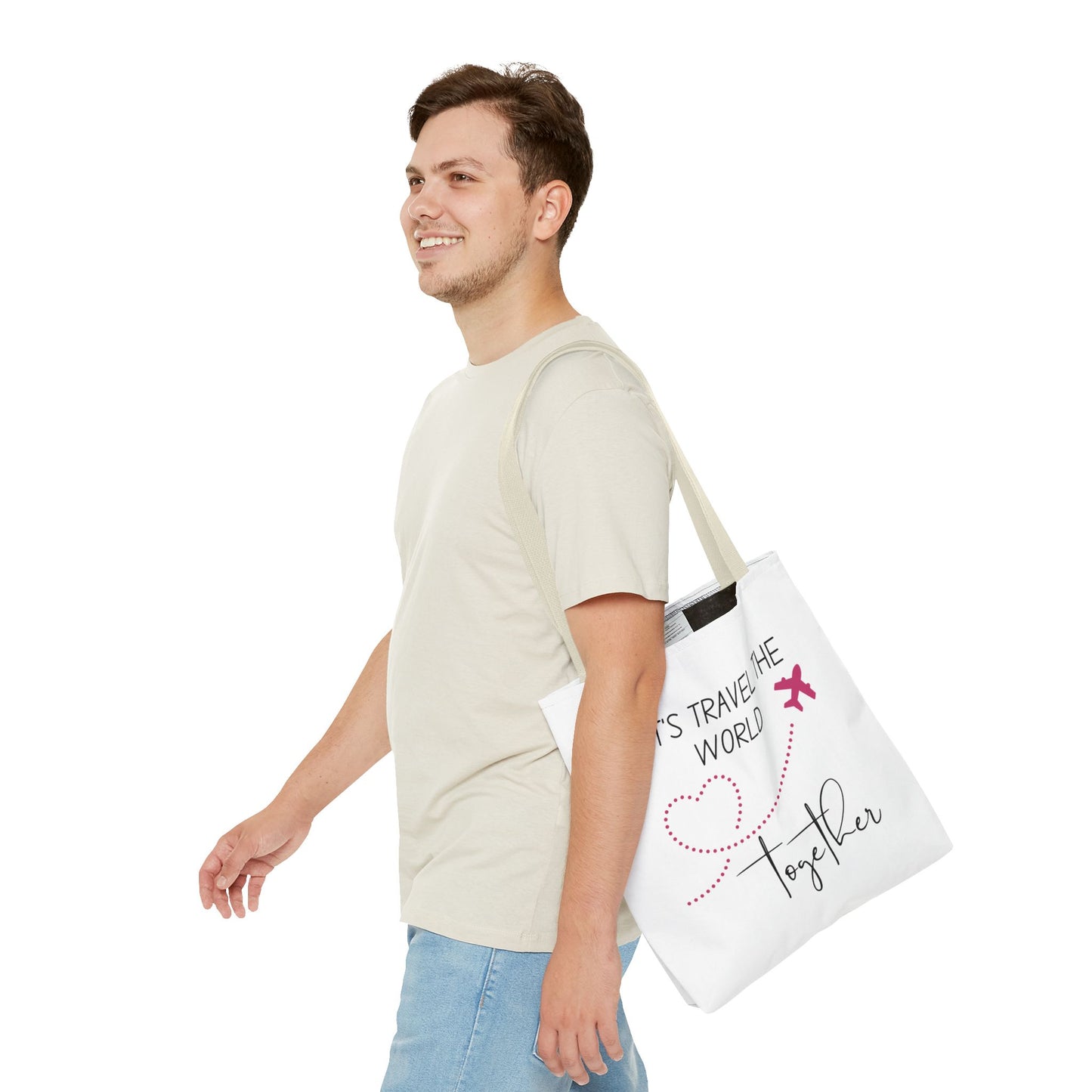 Let's Travel Together Tote Bag