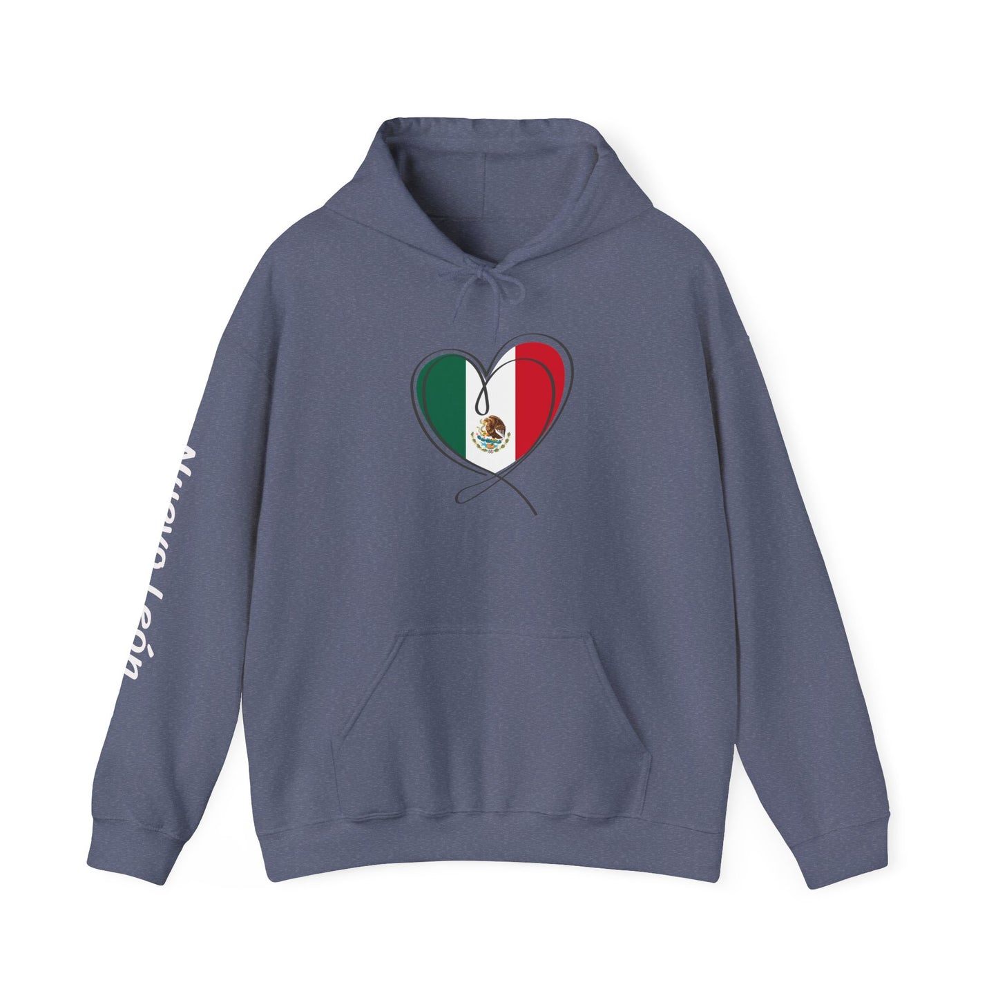 Corazón Mexicano - Nuevo León Heart Hoodie