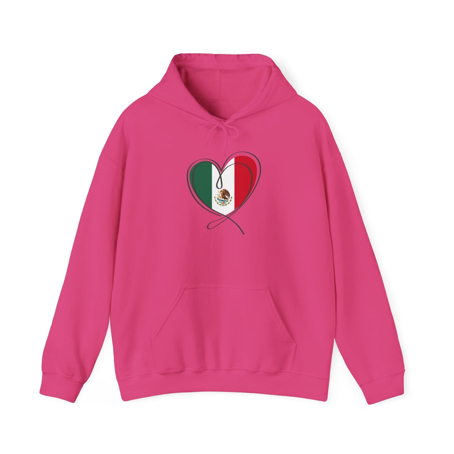 Corazón Mexicano - Heart Hoodie