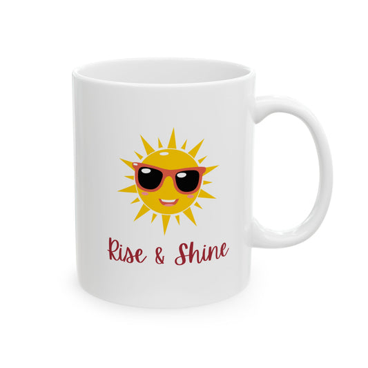 Rise & Shine Ceramic Mug, 11oz