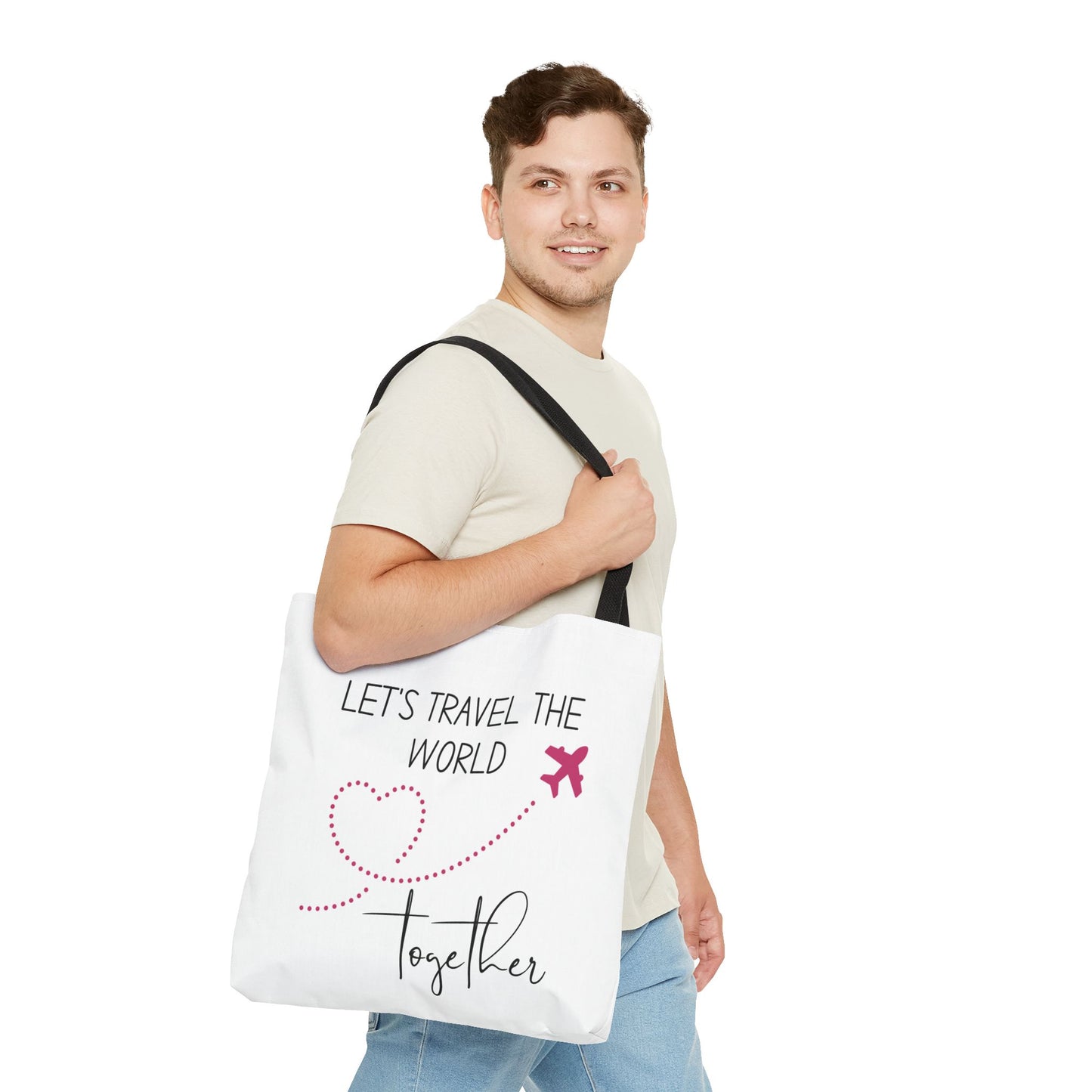 Let's Travel Together Tote Bag